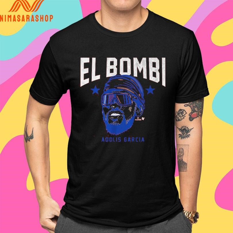 Texas Rangers Adolis Garcia El Bombi Philadelphia Bombi Swag Head Shirts