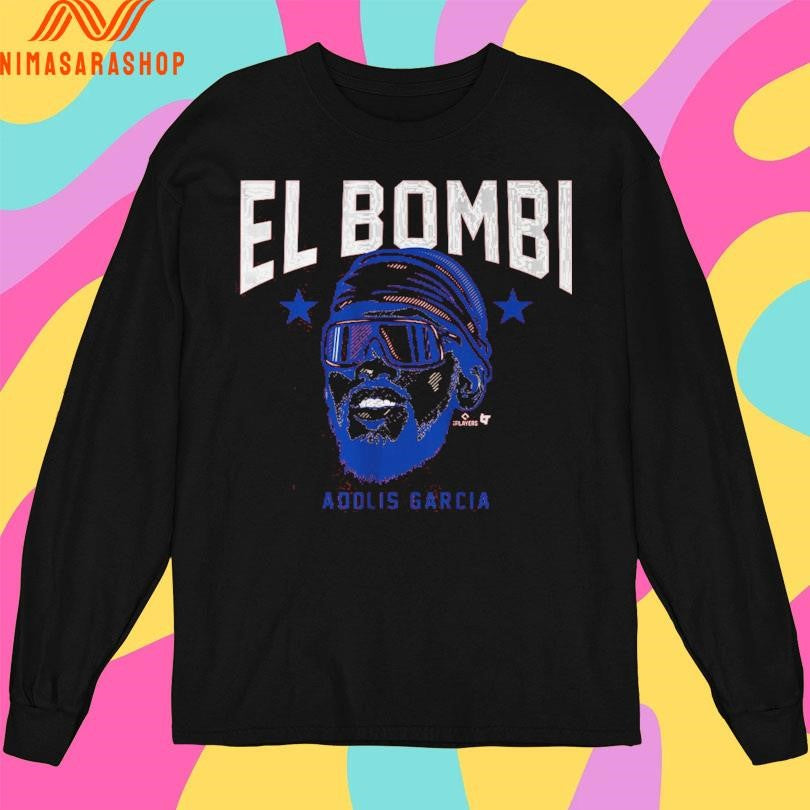 Texas Rangers Adolis Garcia El Bombi Philadelphia Bombi Swag Head Shirts
