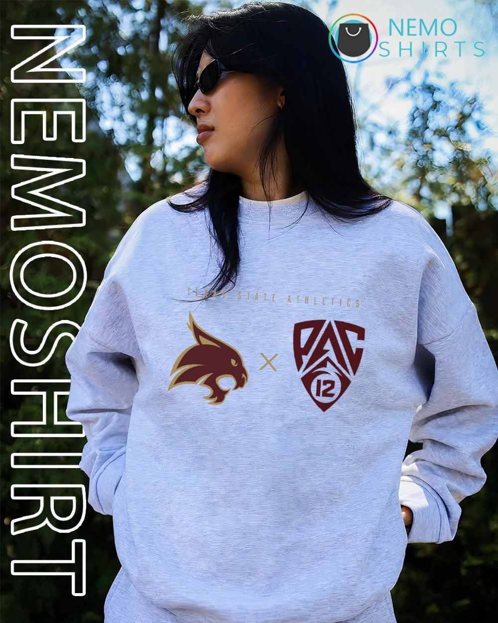Texas State Bobcats PAC-12 shirt