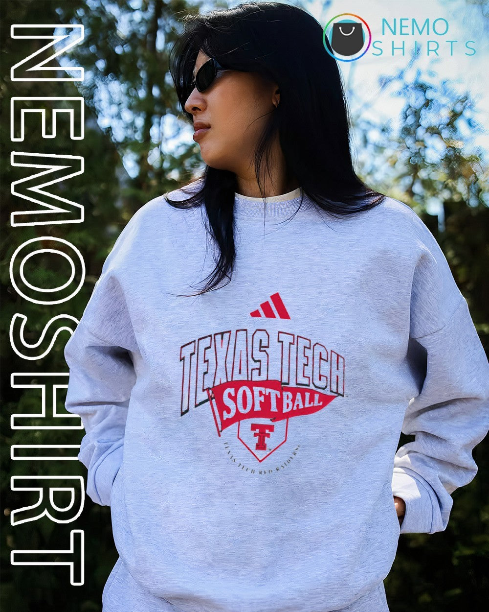 Texas Tech Red Raider Softball Flag shirt