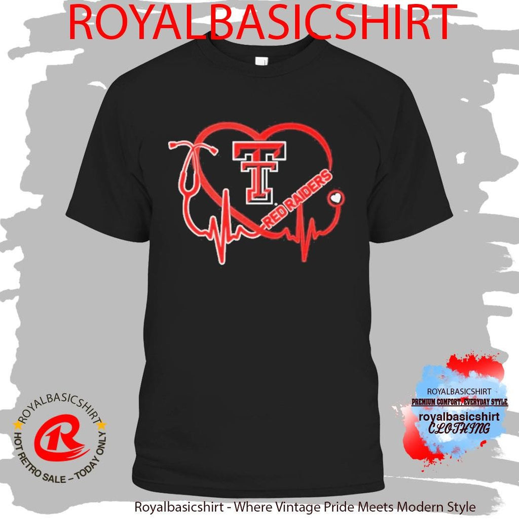 Texas Tech Red Raiders Fearless Nurses Heart Shirt