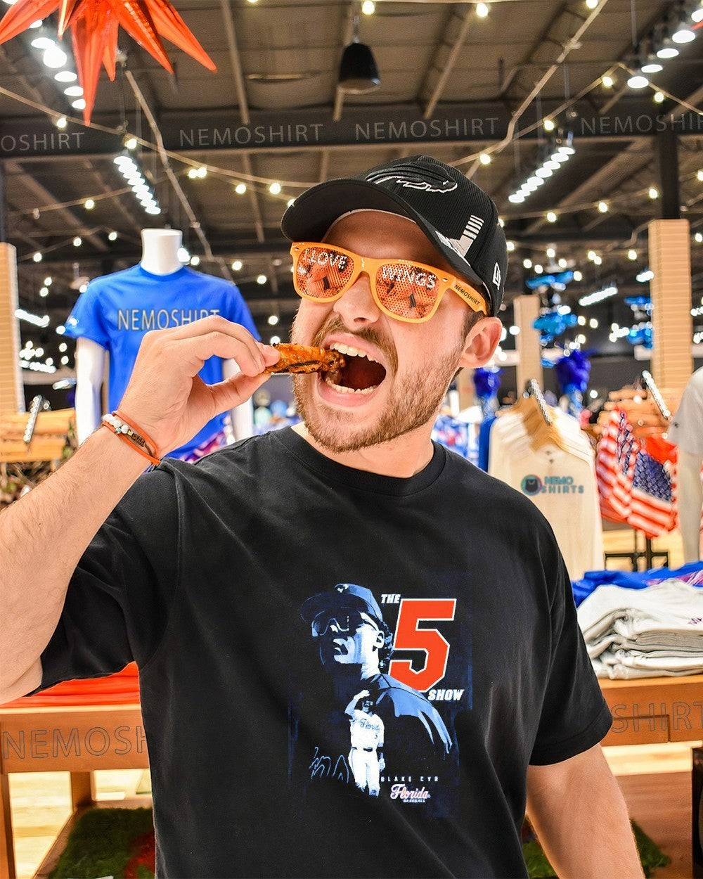 The 5 show Blake Cyr Florida Gators baseball shirt