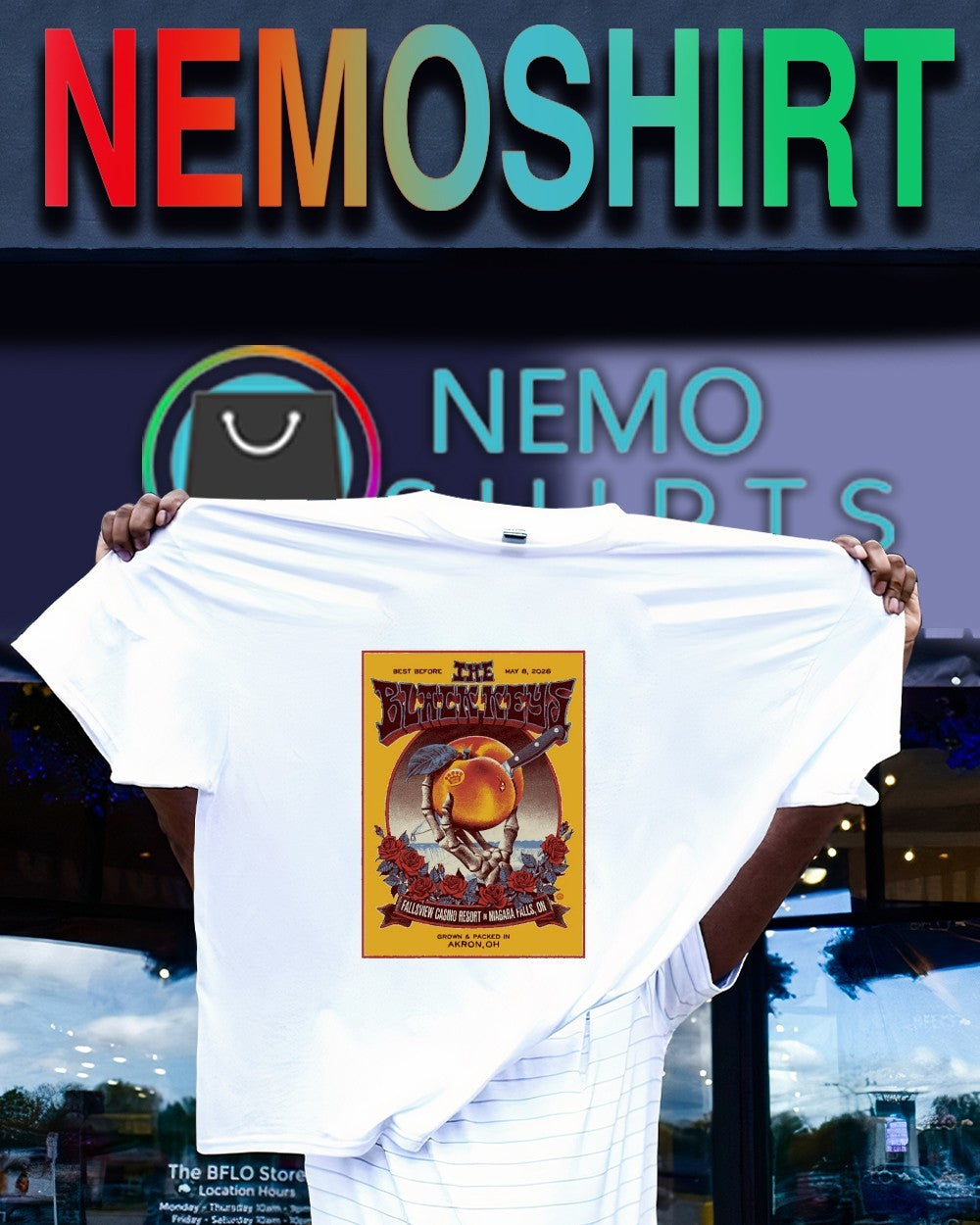 The Black Keys Fallsview Casino resort Niagara Falls 2026 shirt