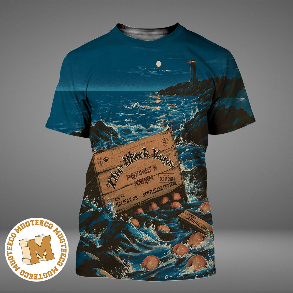 The Black Keys Halifax NS 2026 Event Poster At Scotiabank Centre On October 14 2026 All Over Print Shirt