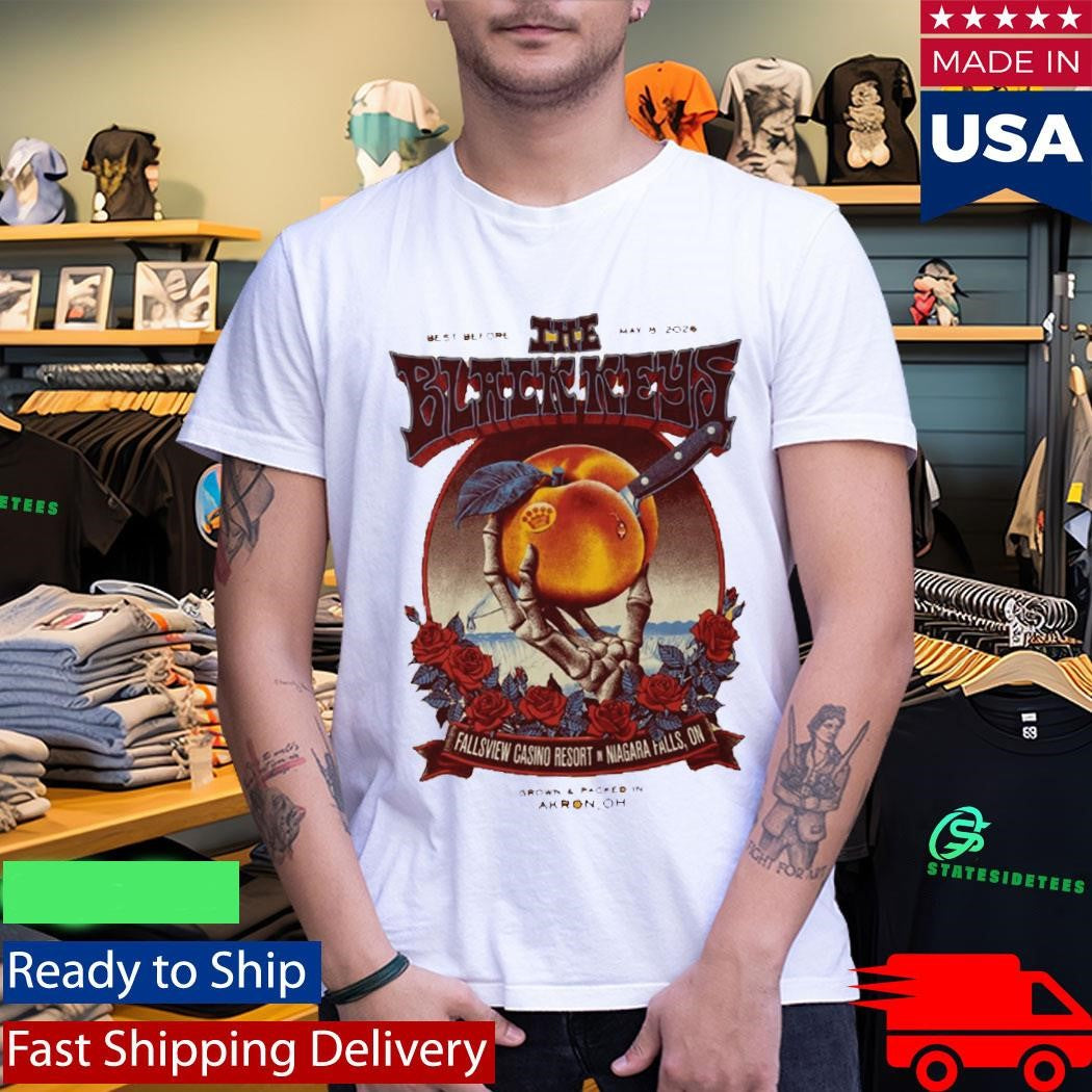 The Black Keys Niagara Falls 2026 Show At Fallsview Casino Resort In Niagara Falls ON On May 8 2026 Shirt