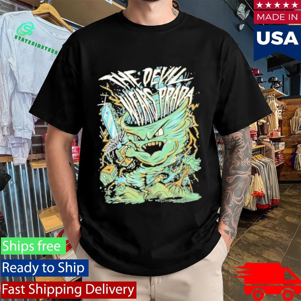 The Devil Wears Prada Chainsaw Brutality Tornado Shirt