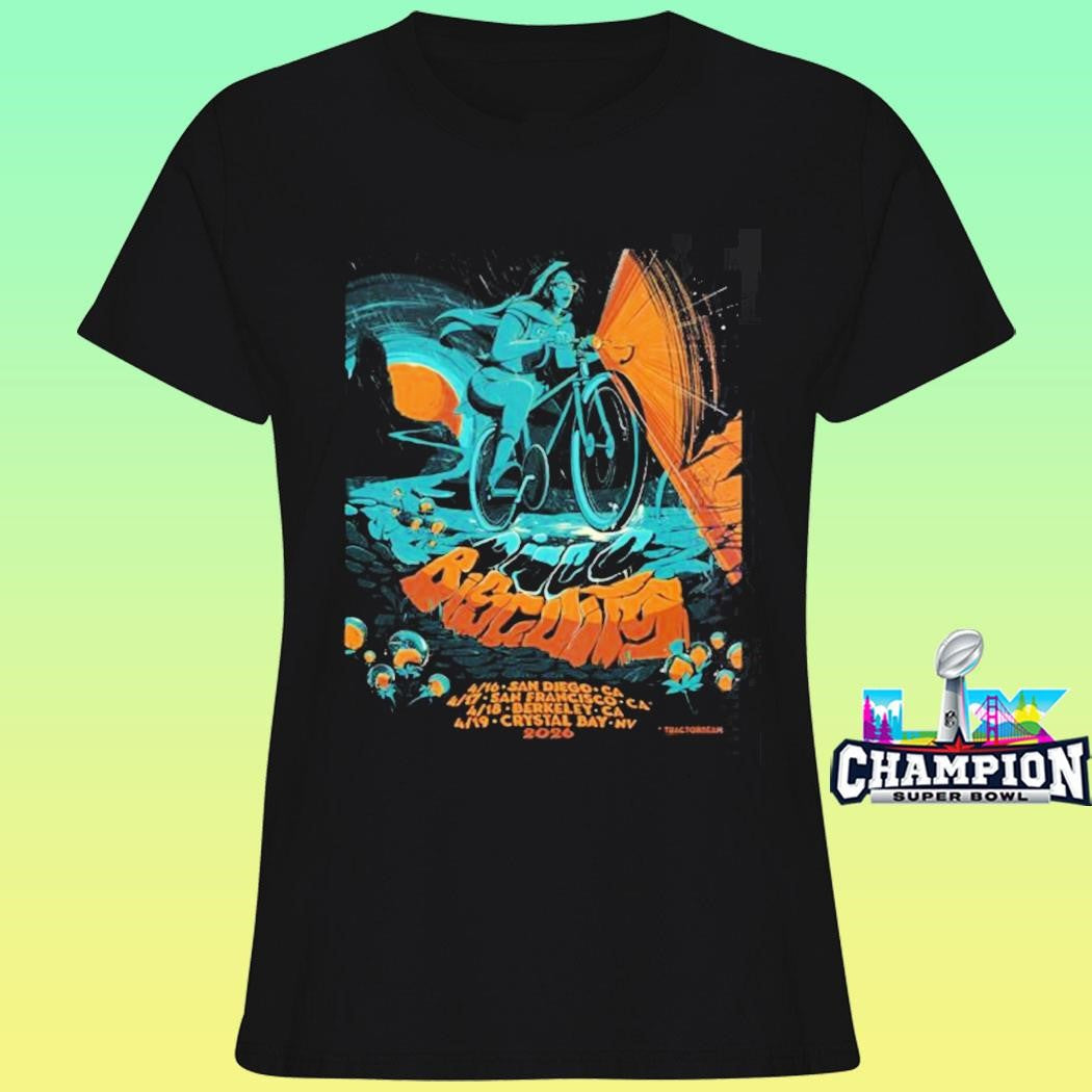 The Disco Biscuits Bicycle Day West Coast 2026 Tour California And Nevada Dates From April 16 To 19 2026 Shirt