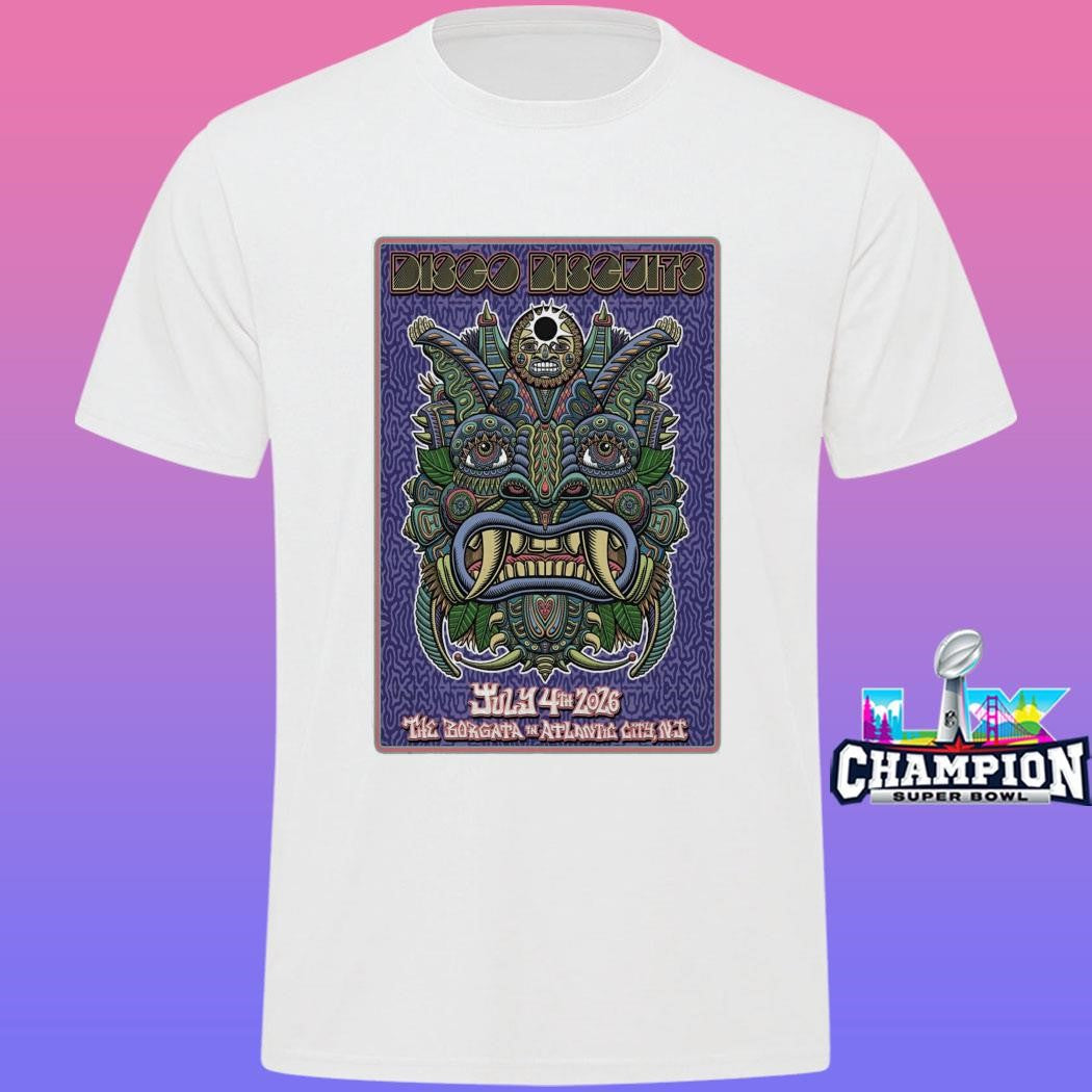 The Disco Biscuits Borgata Event Center In Atlantic City Nj July 4 2026 Shirt
