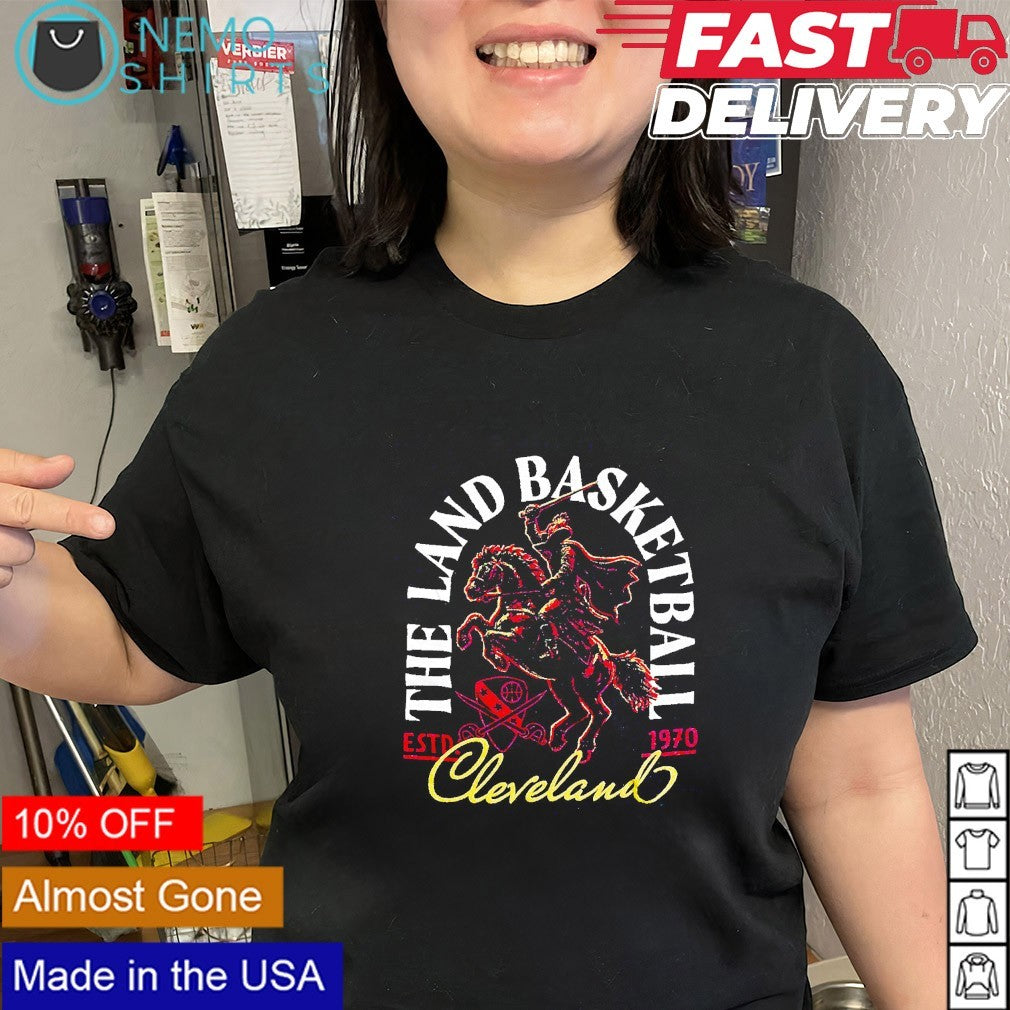 The Land basketball estd 1970 Cleveland Cavaliers shirt