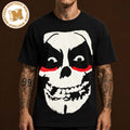 The Misfits X Danhausen Merch Tee Face Graphic Danhausen Unisex Black- T-Shirt