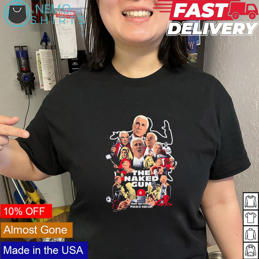 The Naked Gun from the files of police squad film shirt