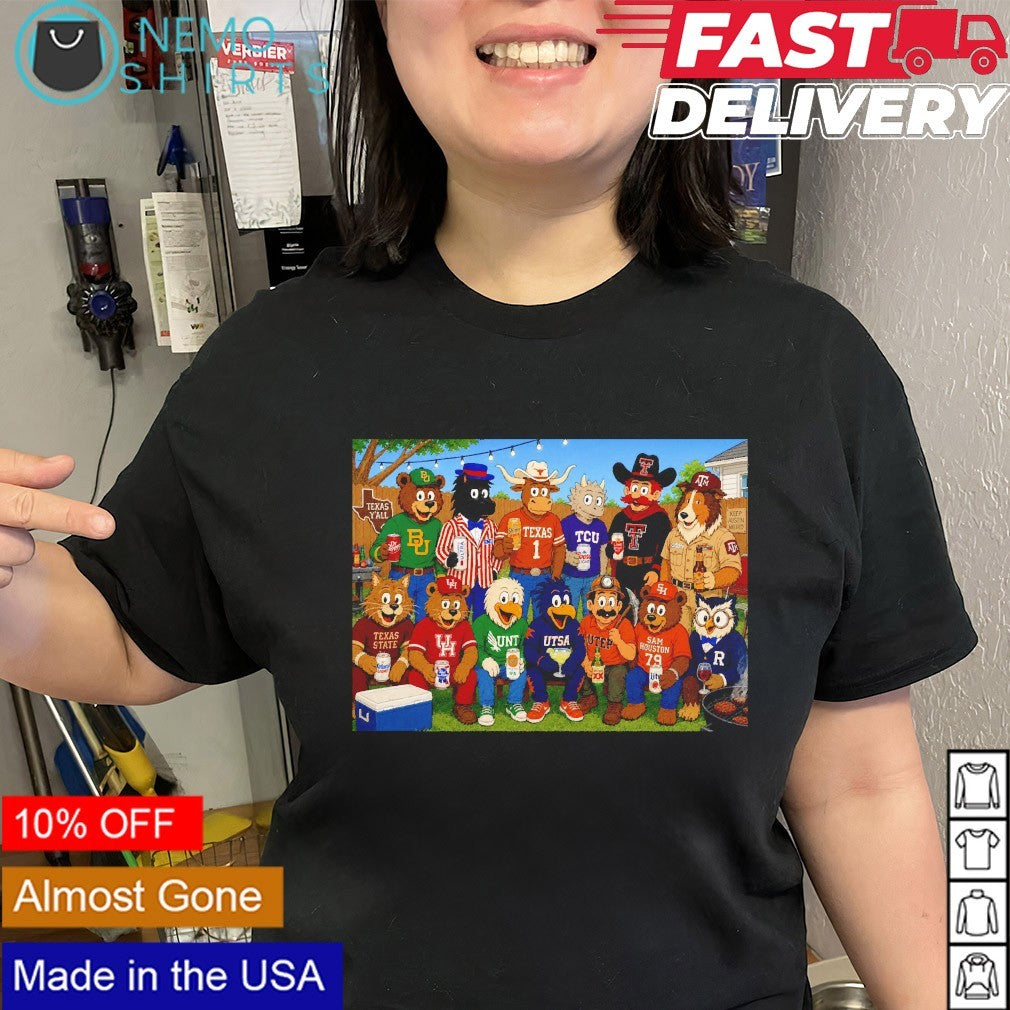 The Texas FBS family portrait King of the Hill shirt