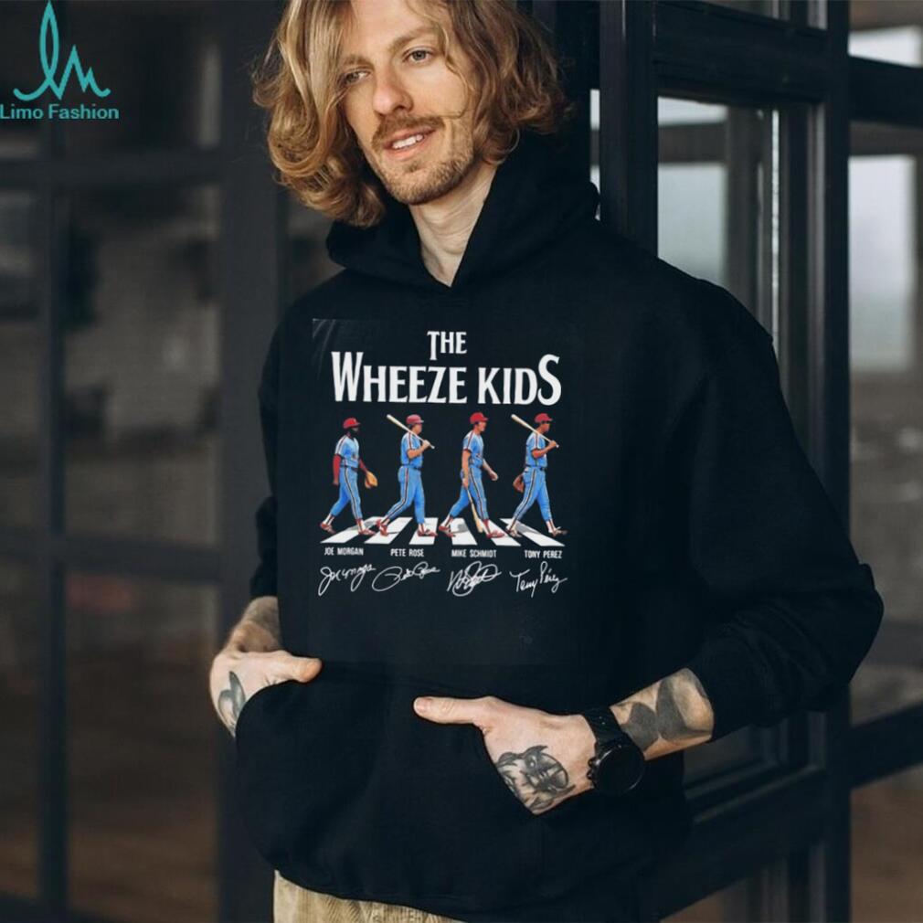 The Wheeze Kids Joe Morgan Pete Rose Mike Schmidt Tony Perez Philadelphia Phillies shirt
