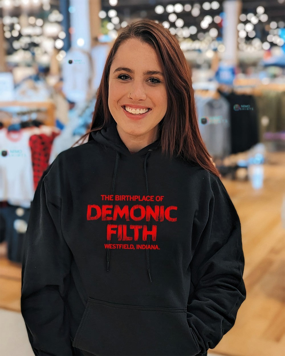 The birthplace of demonic filth Westfield IN shirt