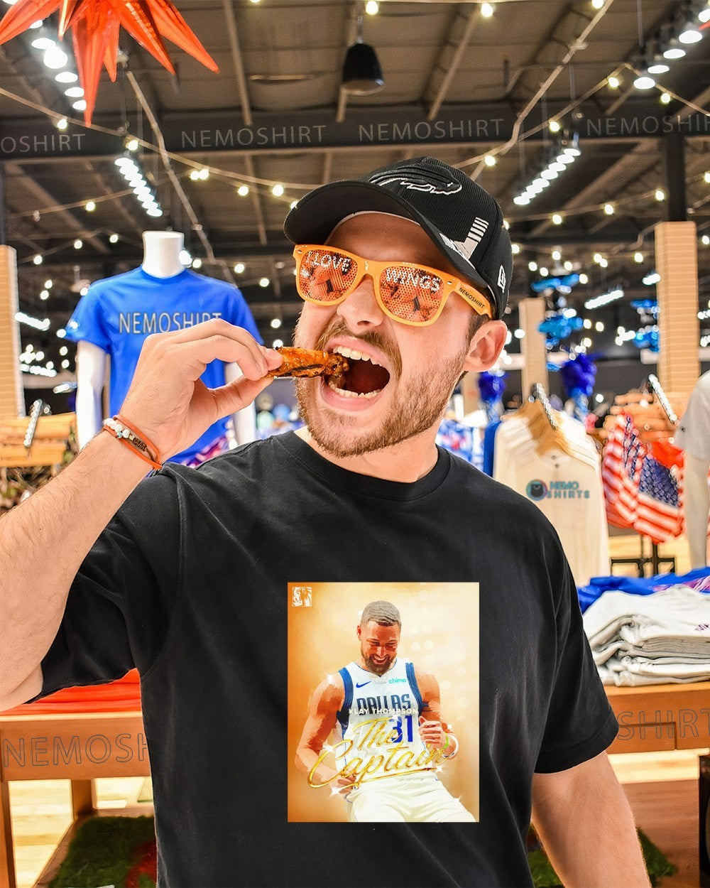 The captain Klay Thompson Dallas Mavericks basketball player shirt