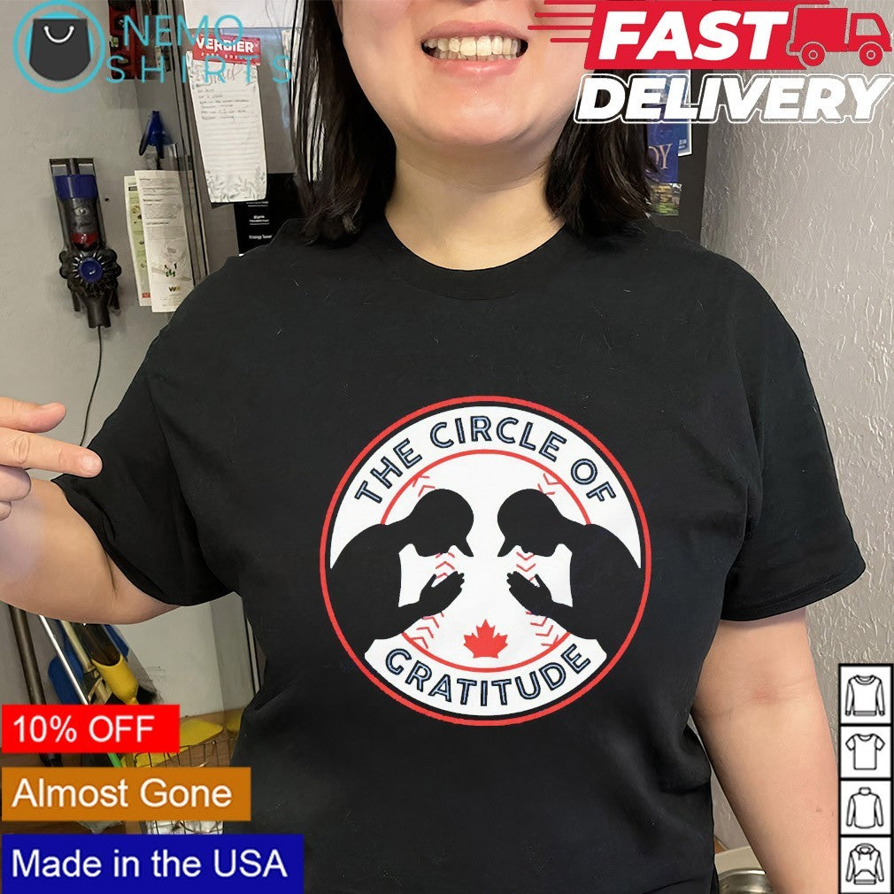 The circle of gratitude Kaz Okamoto Toronto Blue Jays shirt