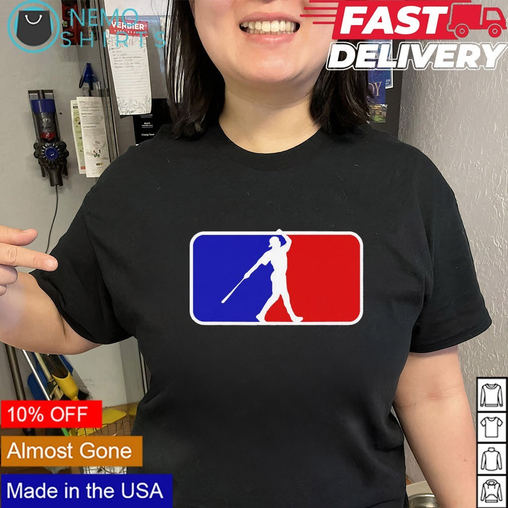 The natural MLB Major League Baseball logo shirt