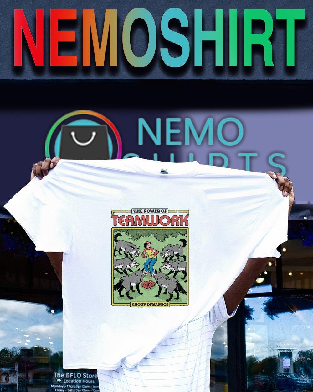 The power of teamwork group dynamics shirt