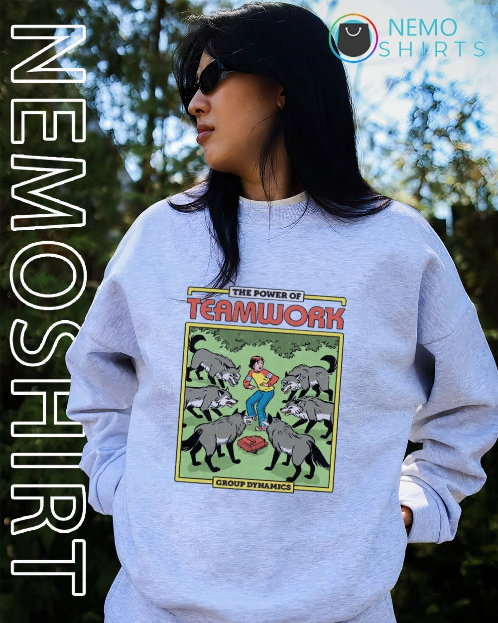 The power of teamwork group dynamics shirt