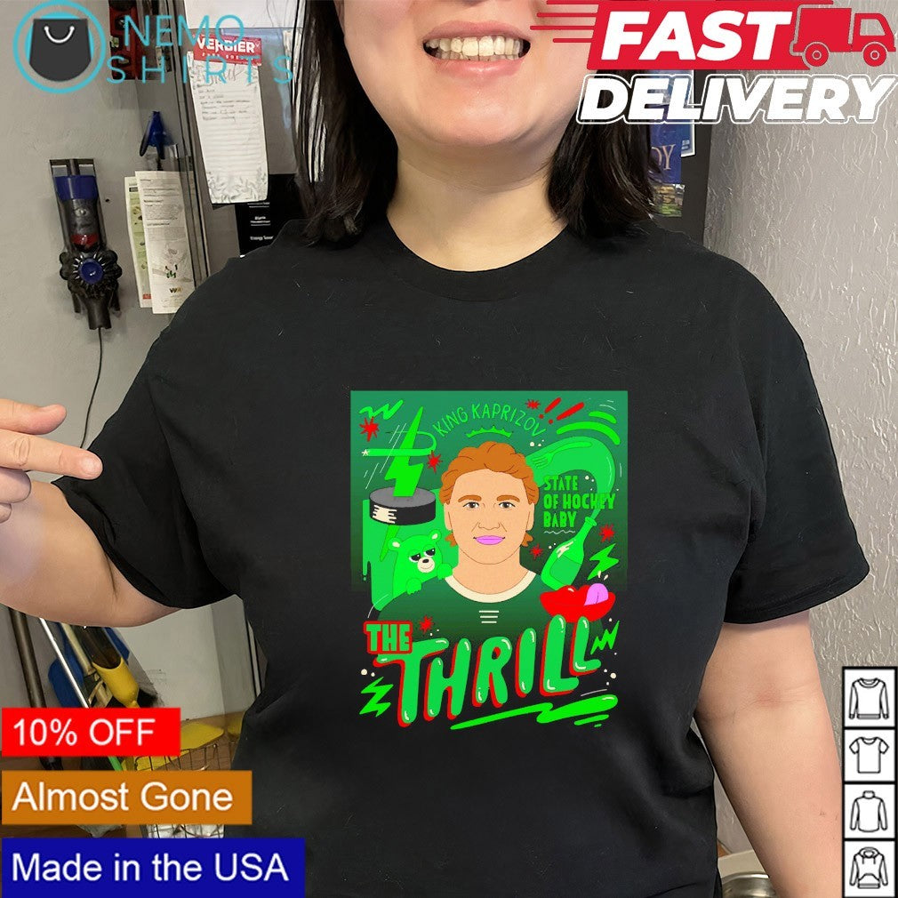 The thrill King Kaprizov Minnesota Wild state of hockey baby shirt