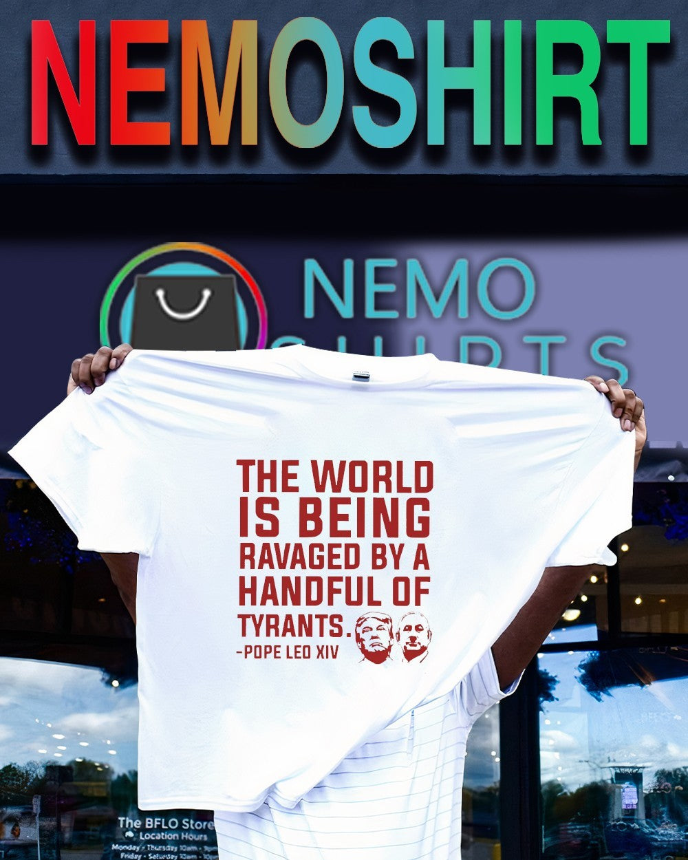 The world is being ravaged by a handful of tyrants Trump Netanyahu shirt