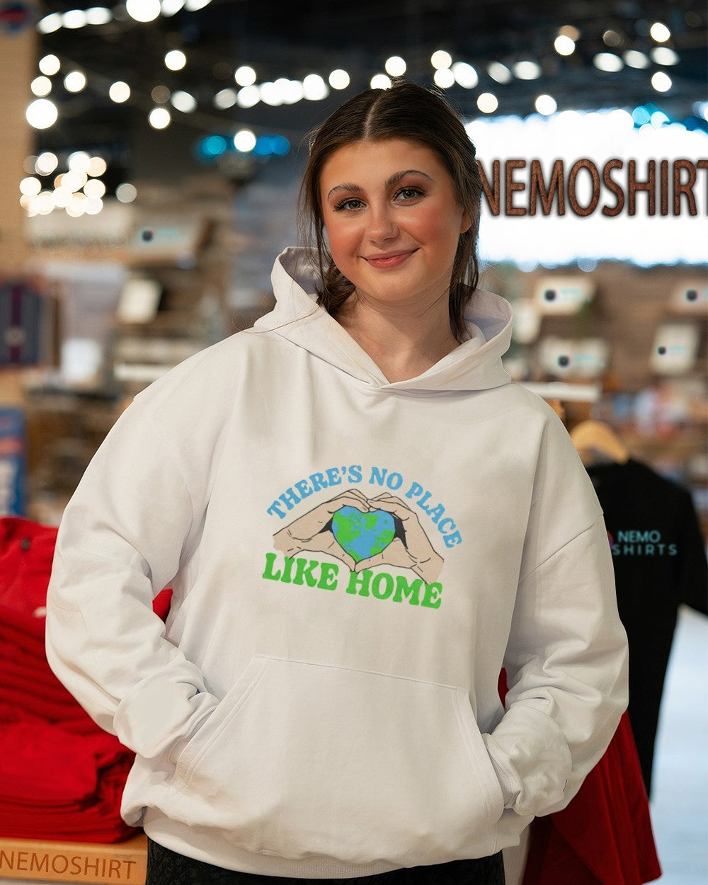 There’s no place like home heart Earth shirt