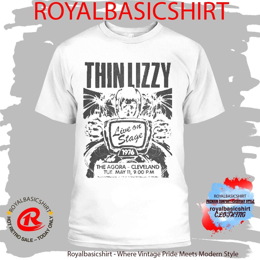 Thin Lizzy Jailbreak Flyer Cleveland Shirt