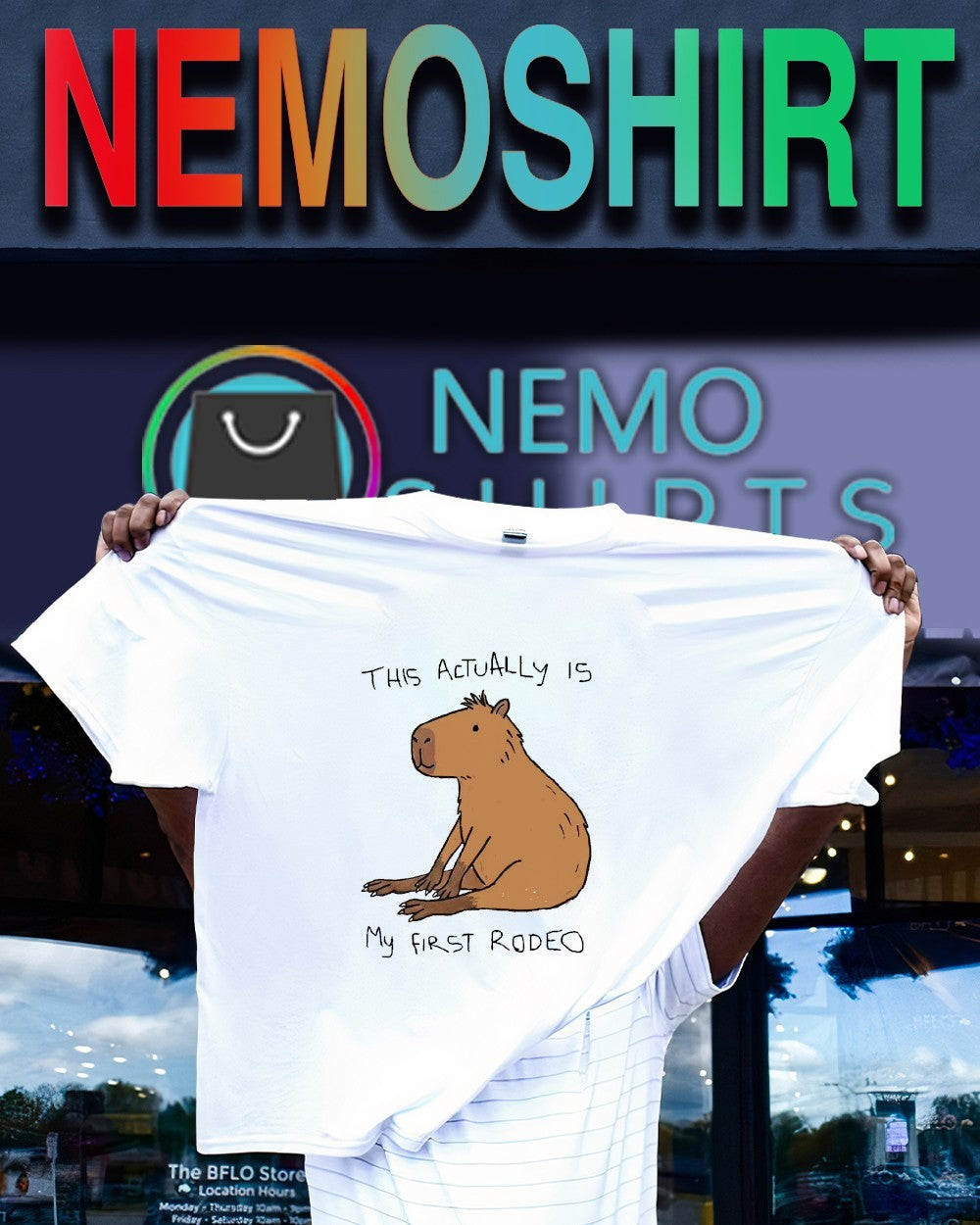 This actually is my first rodeo capybara shirt