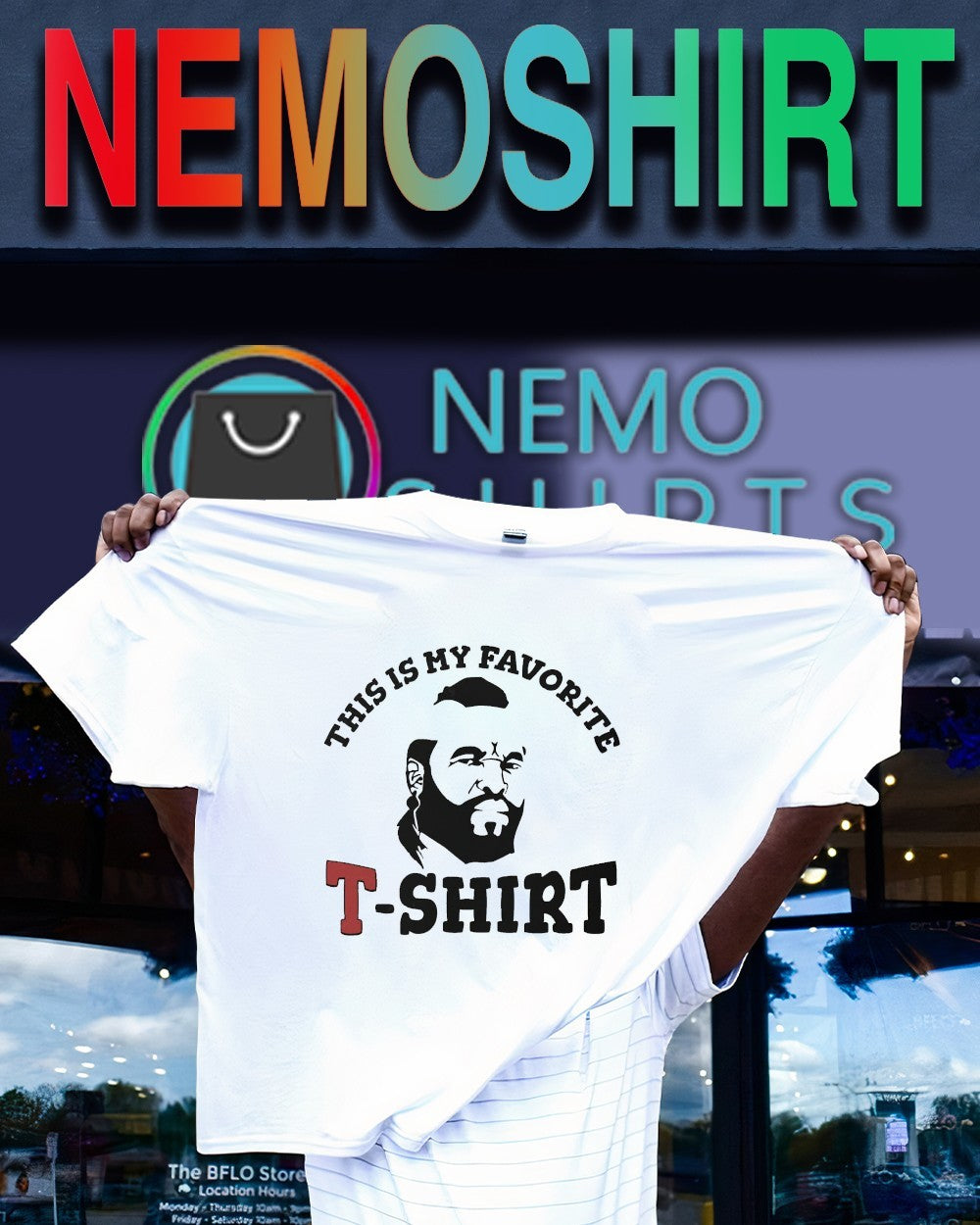 This is my favorite T-shirt legendary Mr. T shirt