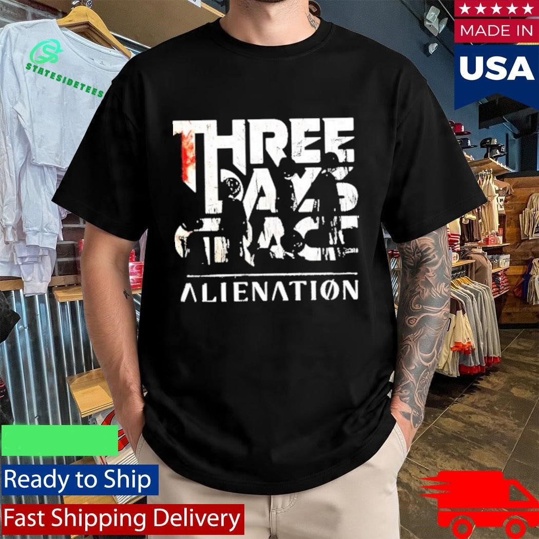 Three Days Grace Alienation Album Shirt