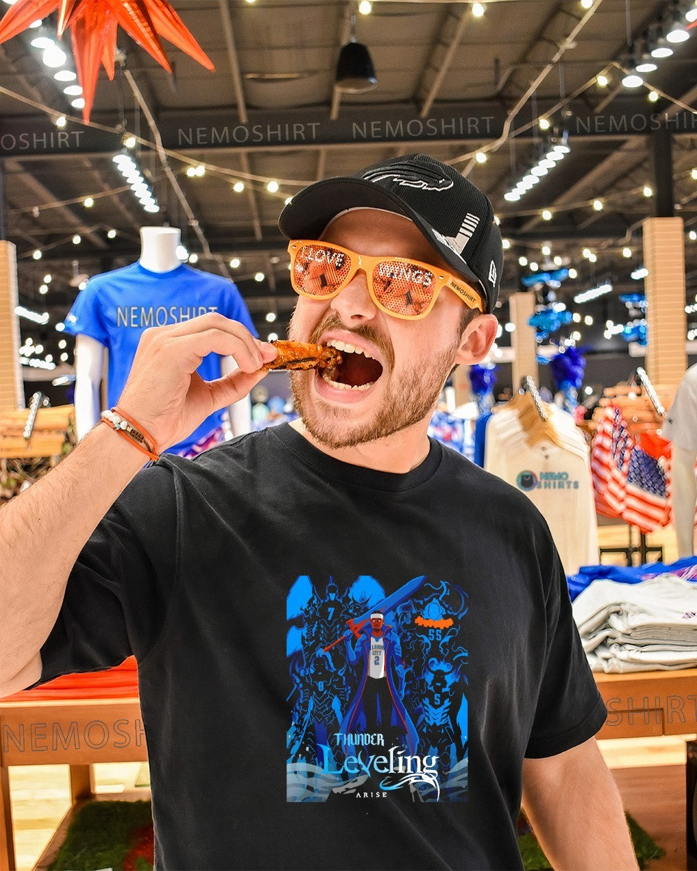 Thunder Leveling Solo Leveling Oklahoma City Thunder shirt