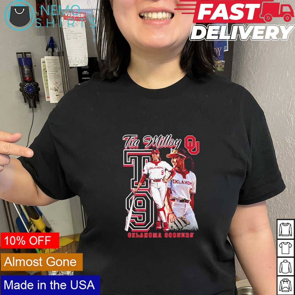 Tia Milloy Oklahoma Sooners T9 vintage graphic shirt