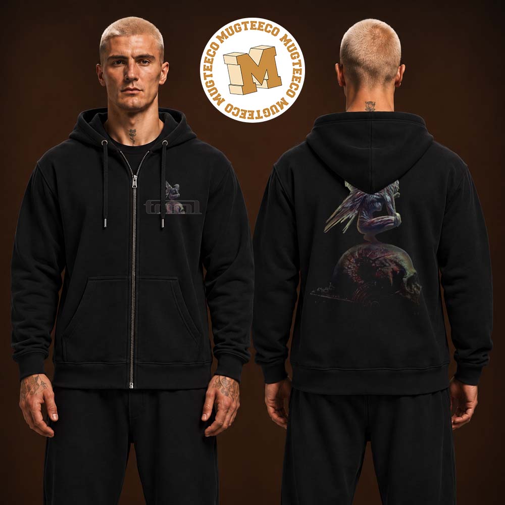 Tool Band Exclusive Tee Adi Granov Desolation Two Sided Unisex Black Hoodie Zip Up Shirt