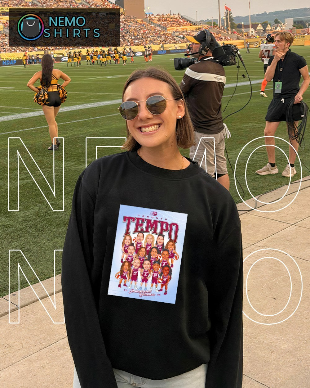 Toronto Tempo 2026 Inaugural season caricature team shirt