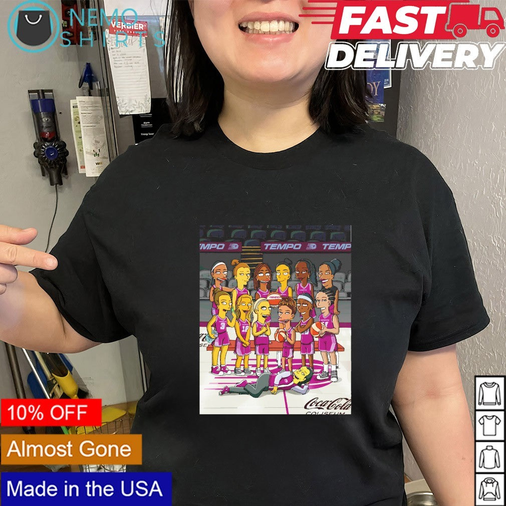 Toronto Tempo WNBA team The Simpsons shirt