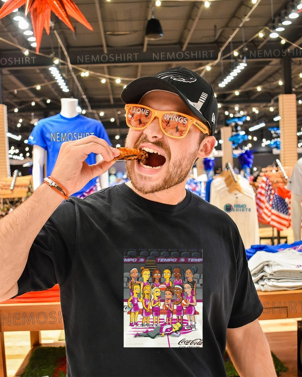 Toronto Tempo WNBA team The Simpsons shirt