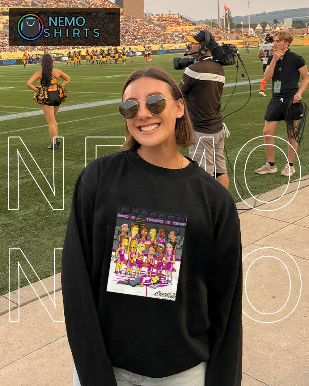 Toronto Tempo WNBA team The Simpsons shirt