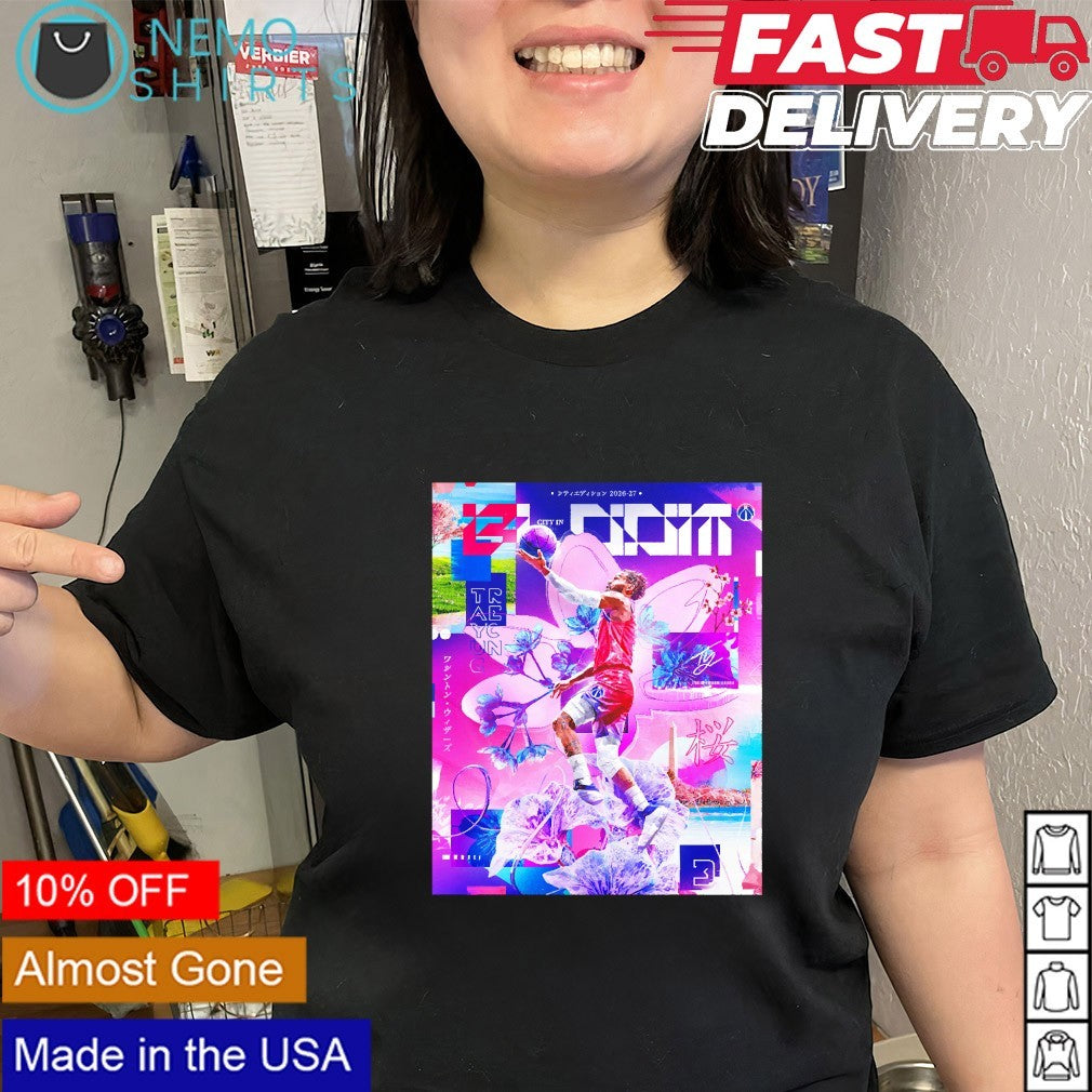 Traeyoung Washington Wizards Blossom Festival City Edition signature shirt