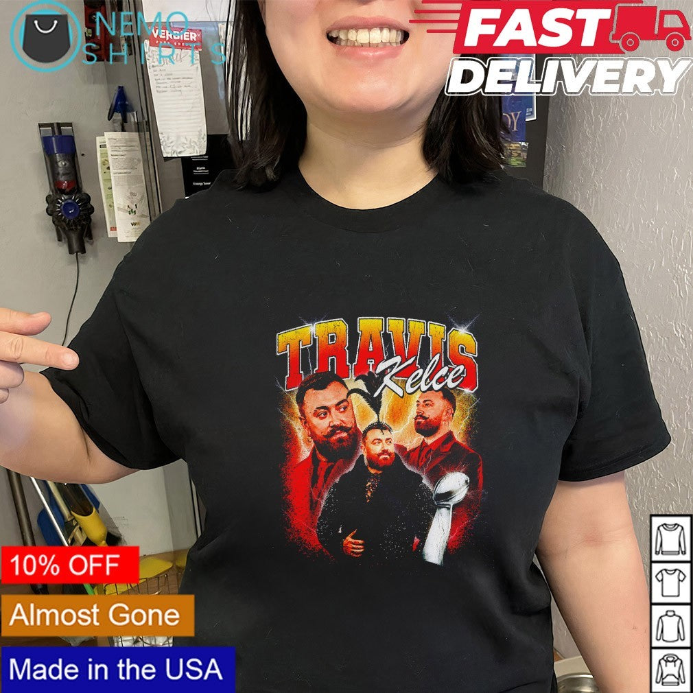 Travis Kelce trophy graphic shirt