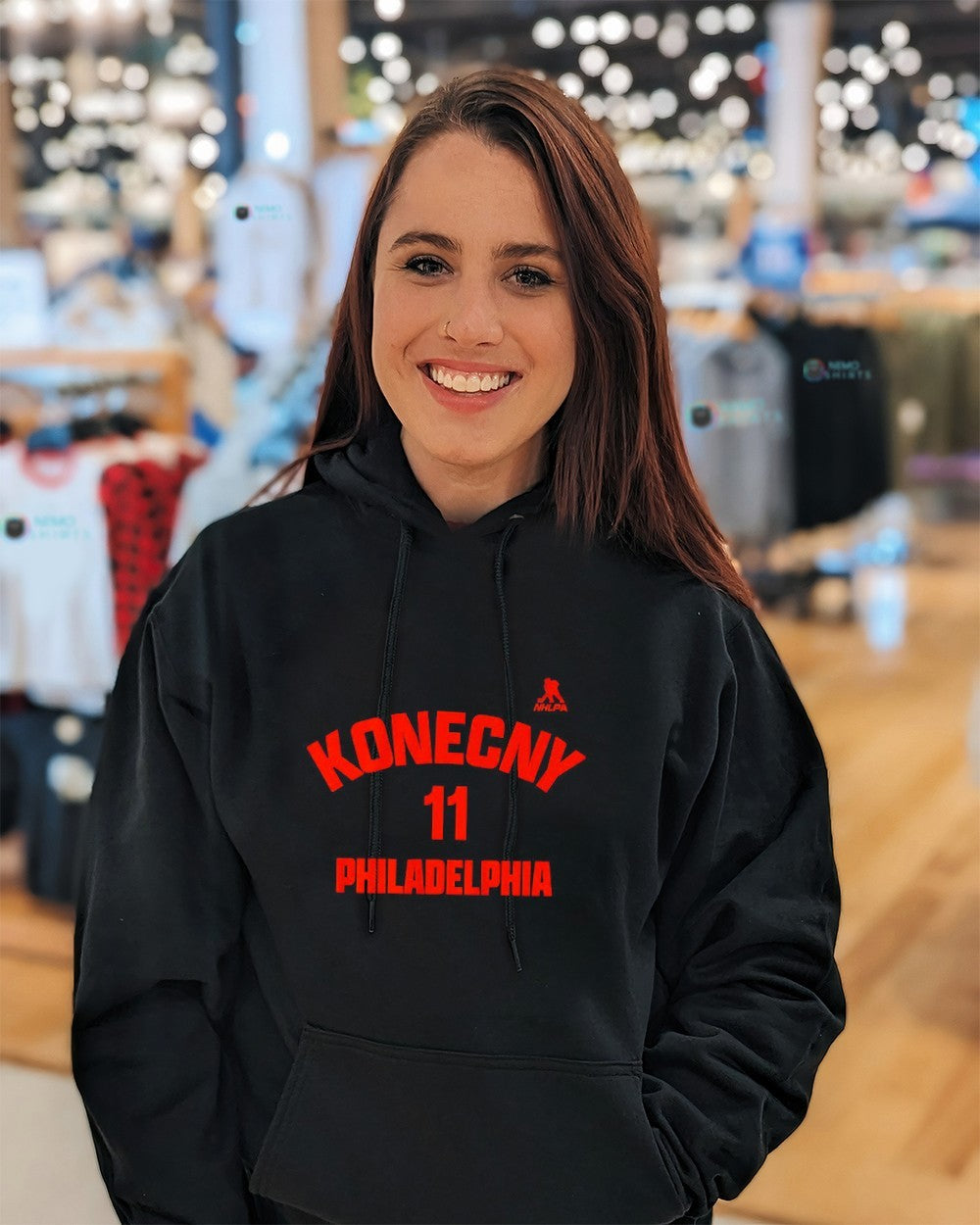 Travis Konecny 11 Philadelphia Flyers name and number shirt