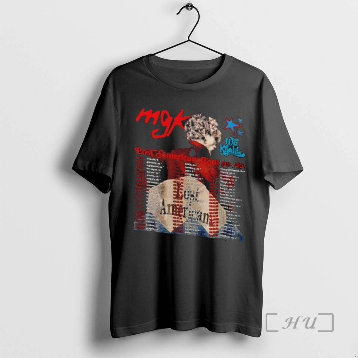 Mgk Wiz Khalifa Machine Gun Kelly Lost Americana Tour 2025 Pop Rock Tee Tee (1)