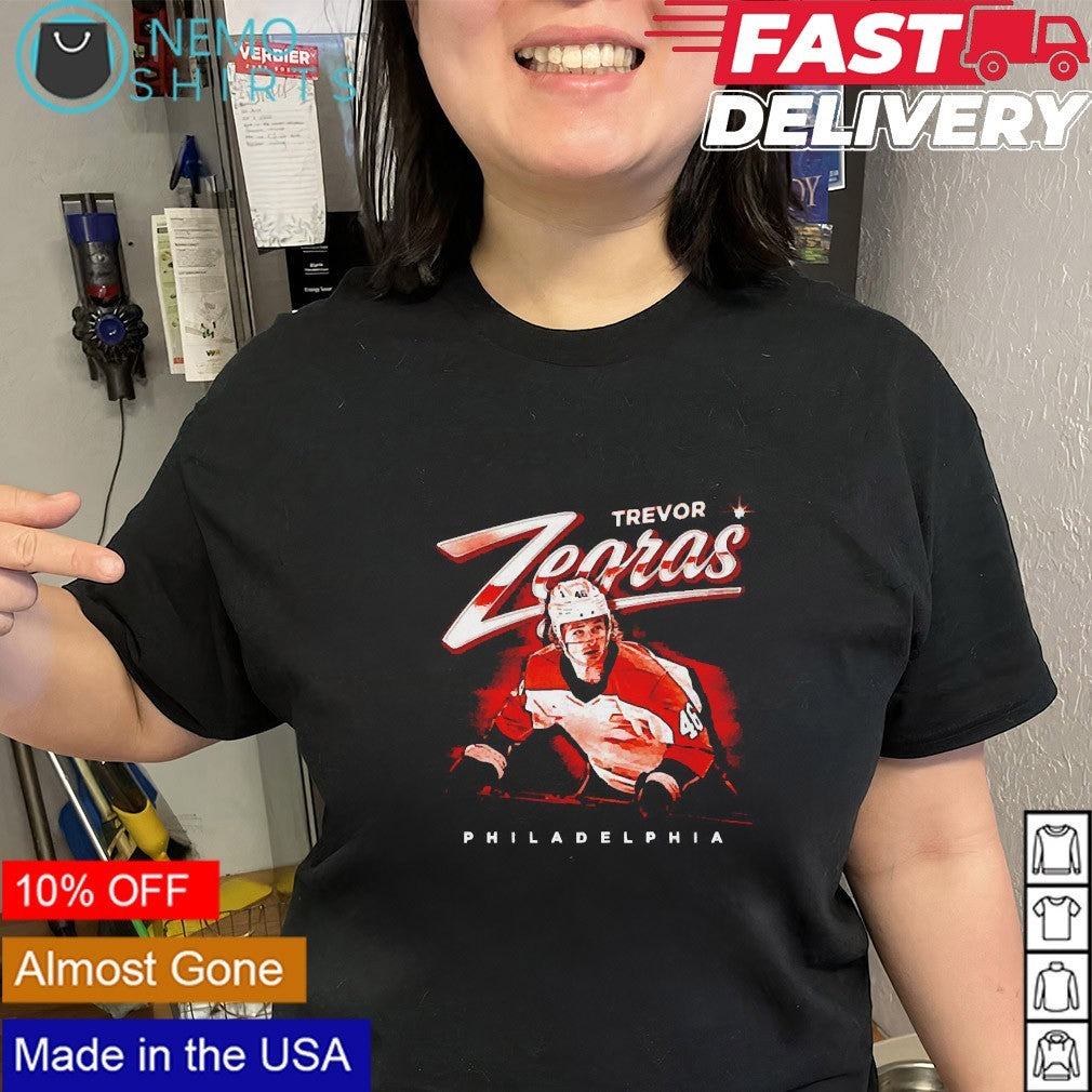Trevor Zegras Philadelphia Flyers player graphic shirt