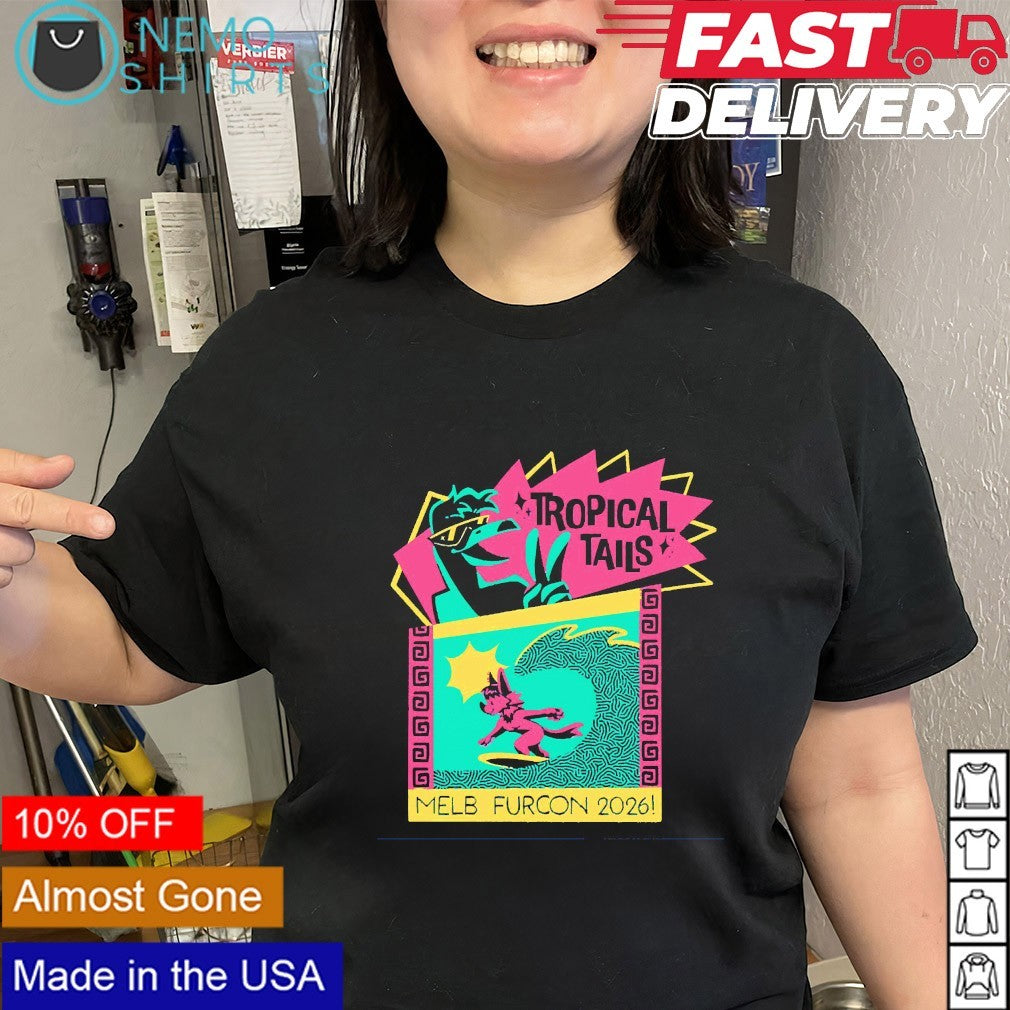 Tropical tails Melbourne Furcon 2026 shirt