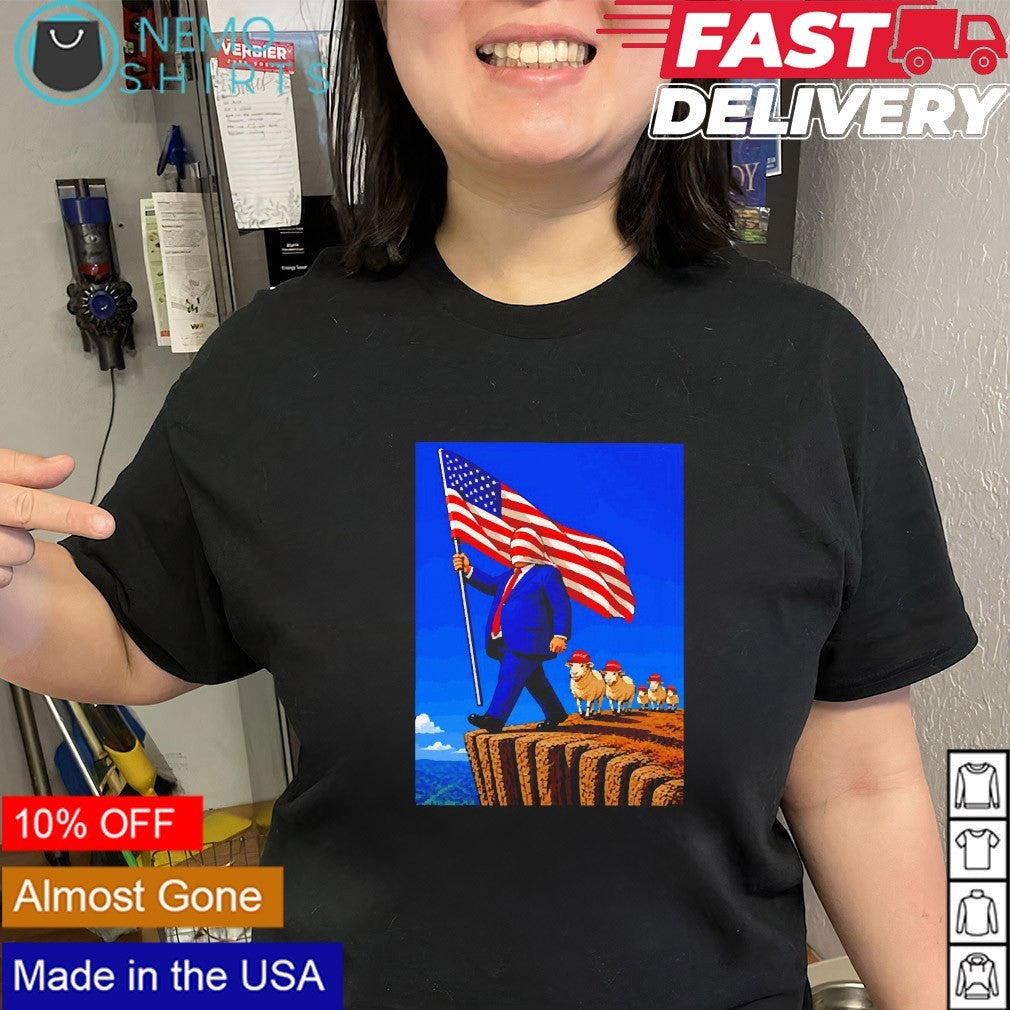 Trump is blind leader Maga sheep shirt