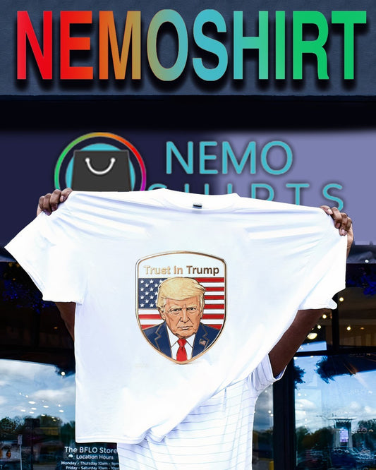 Trust in Trump American flag patriotic shirt