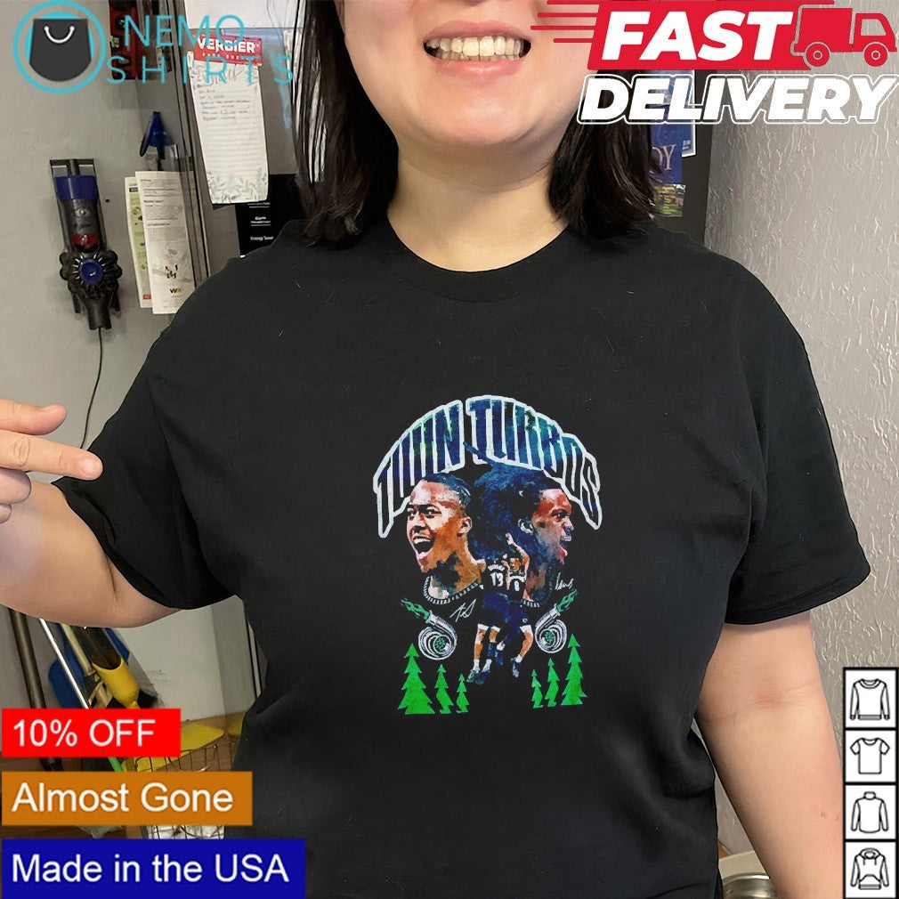 Twin Turbos Ayo Dosunmu Bones Hyland Minnesota Timberwolves shirt