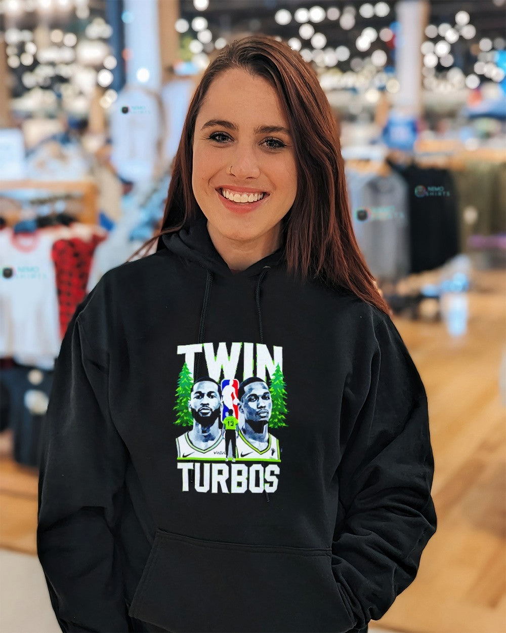 Twin Turbos Ayo Dosunmu Bones Hyland NBA shirt