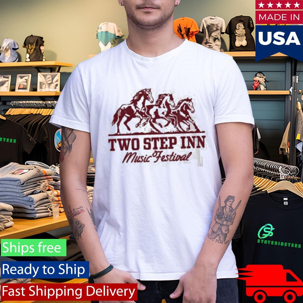 Two Step Inn Running Horses Shirt