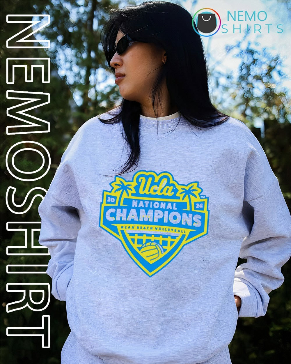 UCLA Bruins 2026 NCAA Beach Volleyball National Champions logo shirt