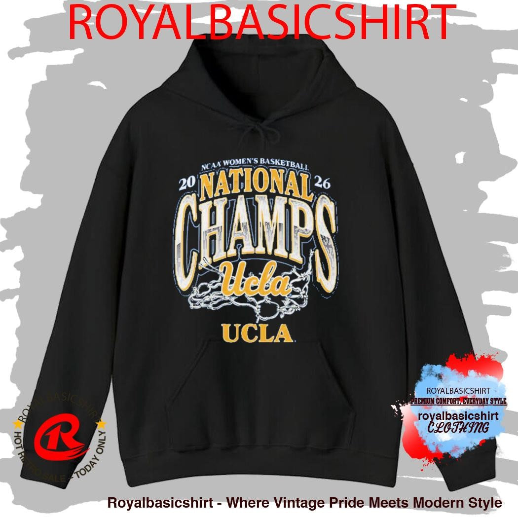 UCLA Bruins 2026 NCAA Women’s Basketball National Champions The Net T-Shirt